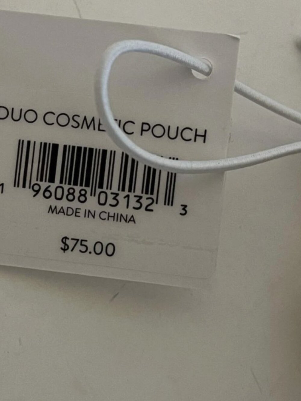 NWT Kendra Scott 2Piece Cosmetic Bag Set in White/Gold Design - Picture 10 of 11